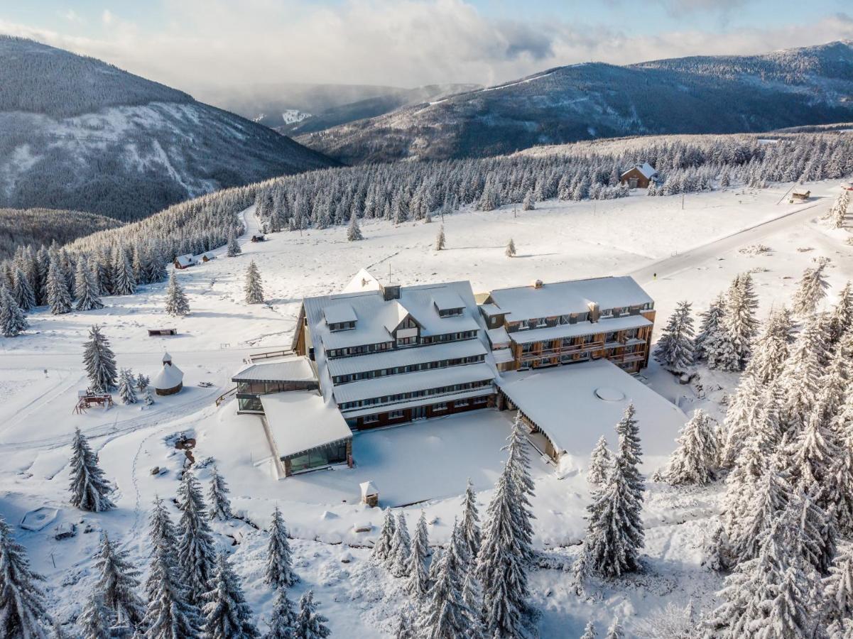Erlebachova Bouda, Hotel - Resort Svaty Frantisek Spindleruv Mlyn Bagian luar foto