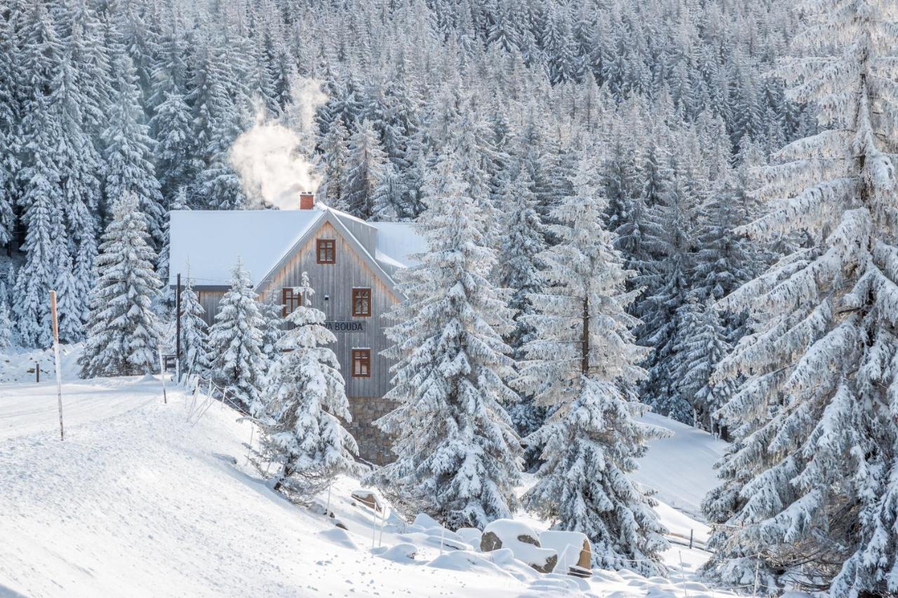 Erlebachova Bouda, Hotel - Resort Svaty Frantisek Spindleruv Mlyn Bagian luar foto
