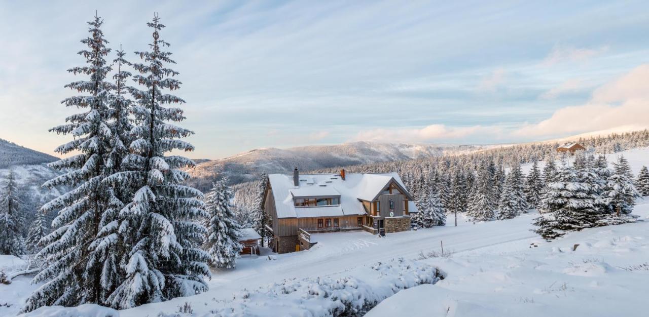 Erlebachova Bouda, Hotel - Resort Svaty Frantisek Spindleruv Mlyn Bagian luar foto
