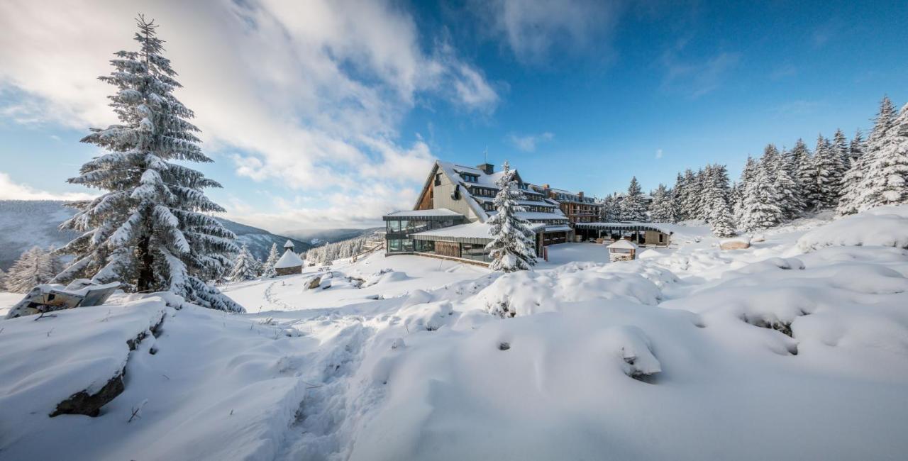 Erlebachova Bouda, Hotel - Resort Svaty Frantisek Spindleruv Mlyn Bagian luar foto